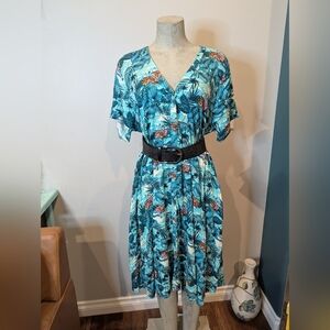 Torrid Disney Encanto Shirt Dress Size 2x, Madrigal family Tropical  Shirt Dress